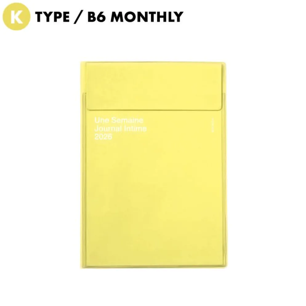 Hightide 2026 Iris B6 Monthly Diary