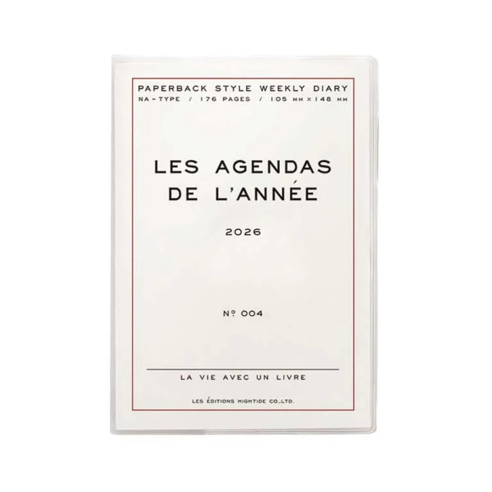 Hightide 2026 Les Agendas De L’Année A6 Block Weekly Diary