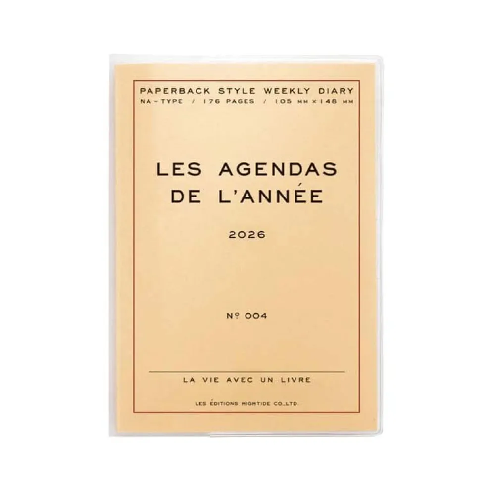 Hightide 2026 Les Agendas De L’Année A6 Block Weekly Diary