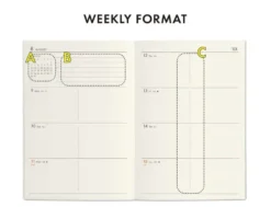 Hightide 2026 Les Agendas De L’Année A6 Block Weekly Diary