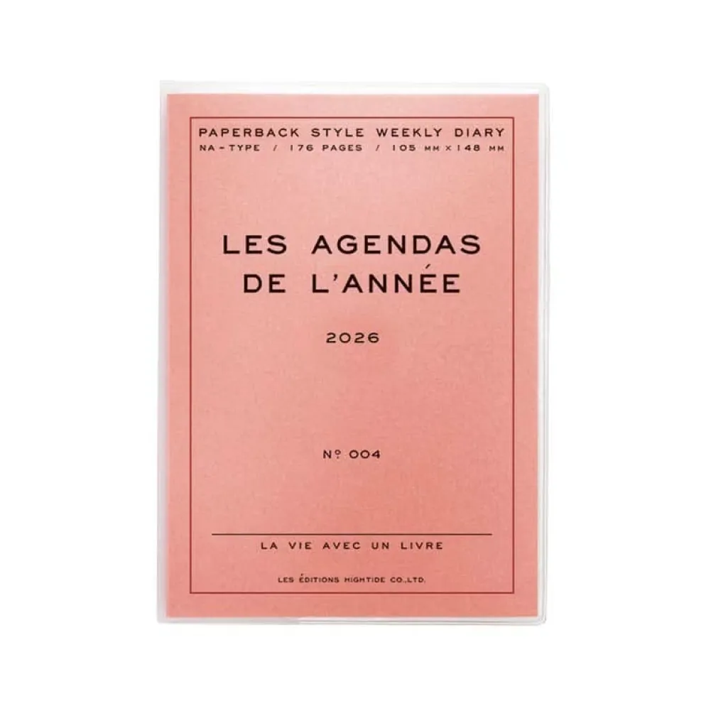 Hightide 2026 Les Agendas De L’Année A6 Block Weekly Diary
