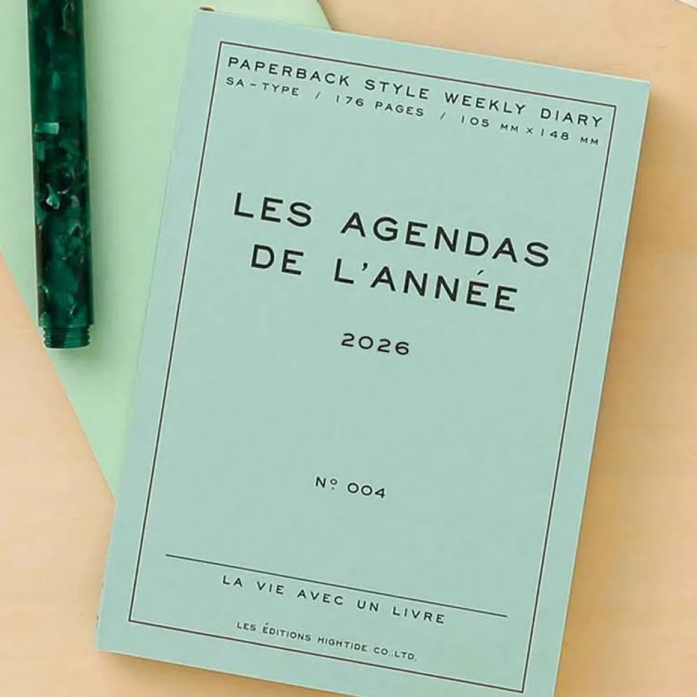 Hightide 2026 Les Agendas De L’Année A6 Block Weekly Diary