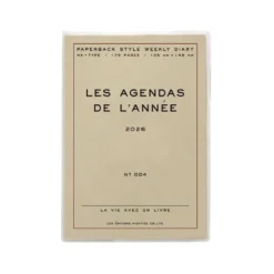 Hightide 2026 Les Agendas De L’Année A6 Block Weekly Diary