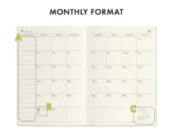 Hightide 2026 Les Agendas De L’Année A6 Block Weekly Diary