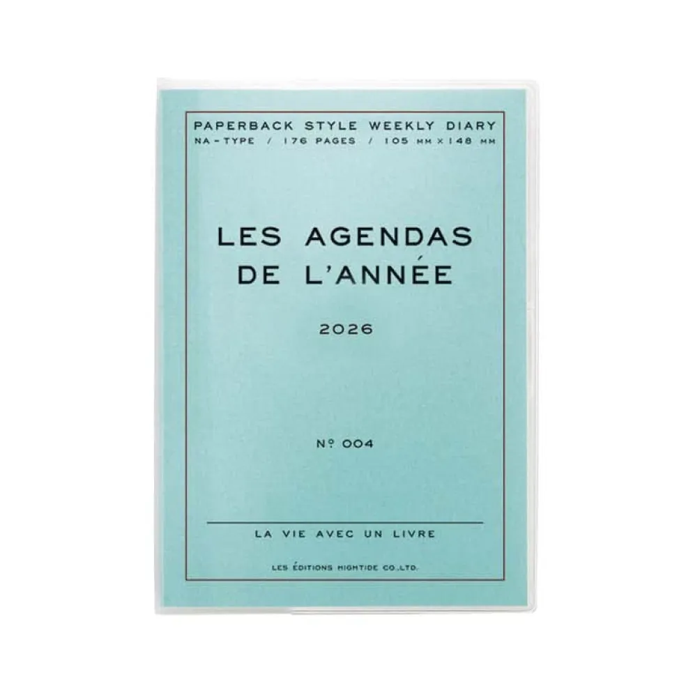 Hightide 2026 Les Agendas De L’Année A6 Block Weekly Diary
