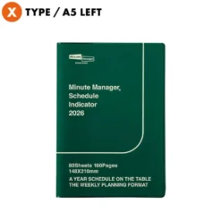 Hightide 2026 Minute Manager A5 Weekly Diary