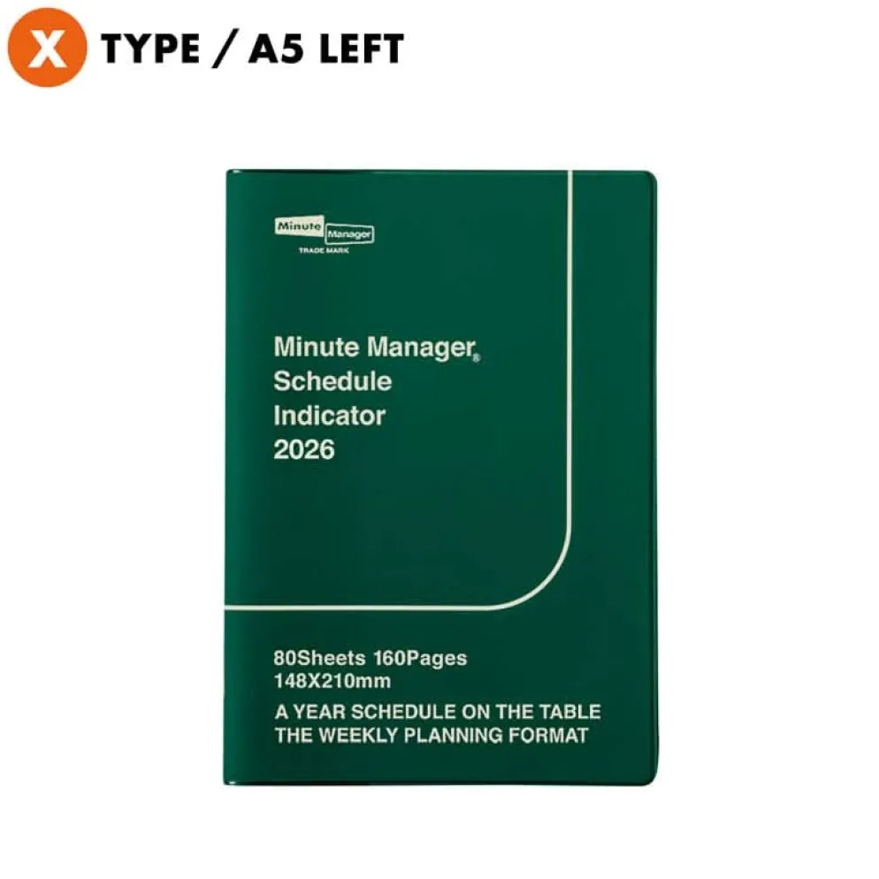 Hightide 2026 Minute Manager A5 Weekly Diary