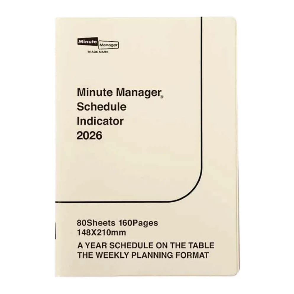 Hightide 2026 Minute Manager A5 Weekly Diary