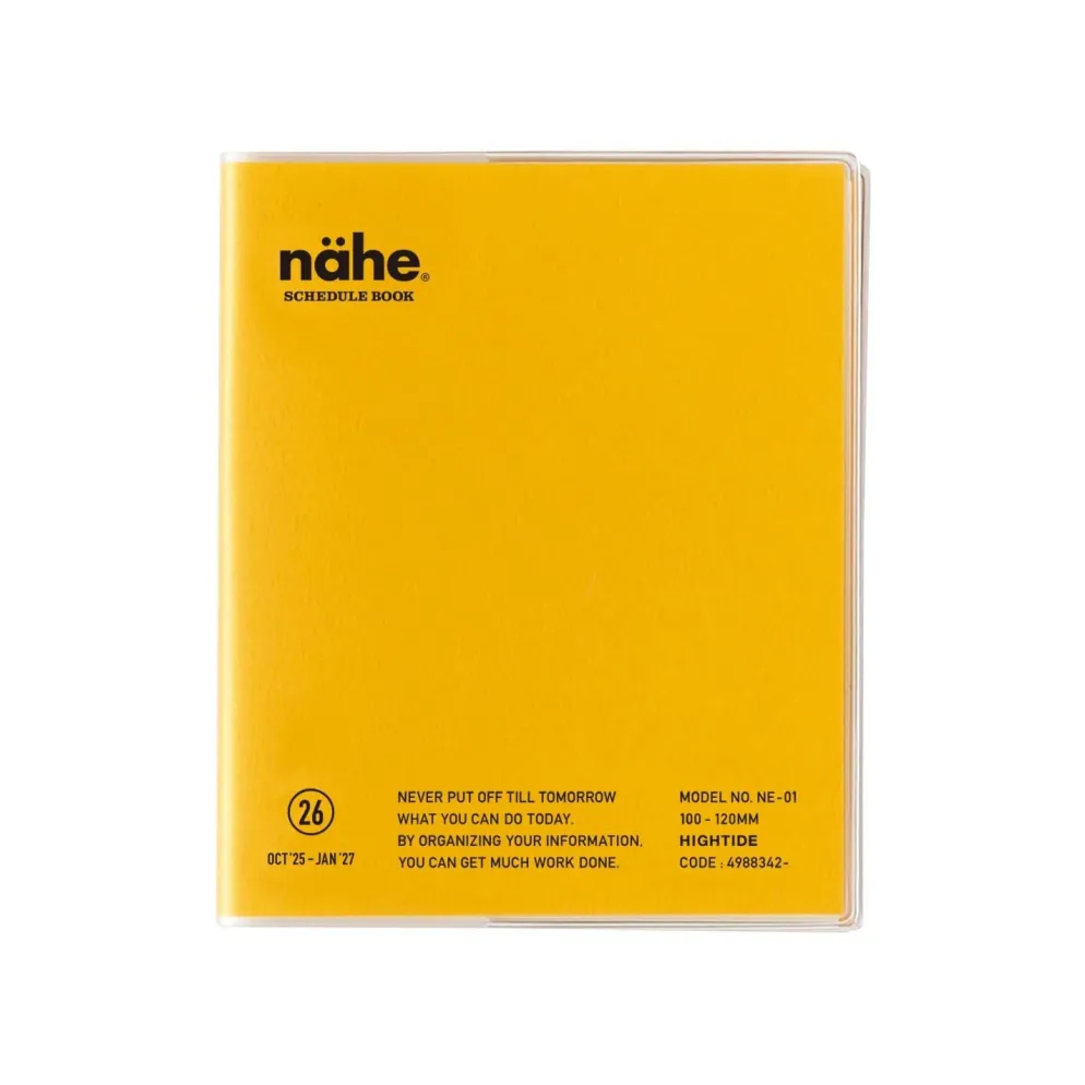 Hightide 2026 Nähe Square Monthly Compact Diary