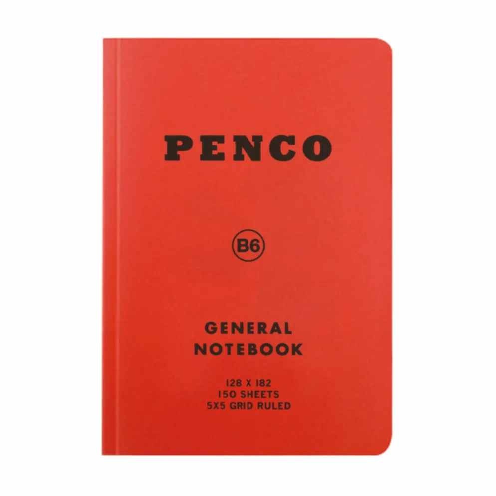 Hightide Penco Soft PP Notebook B6 - Grid