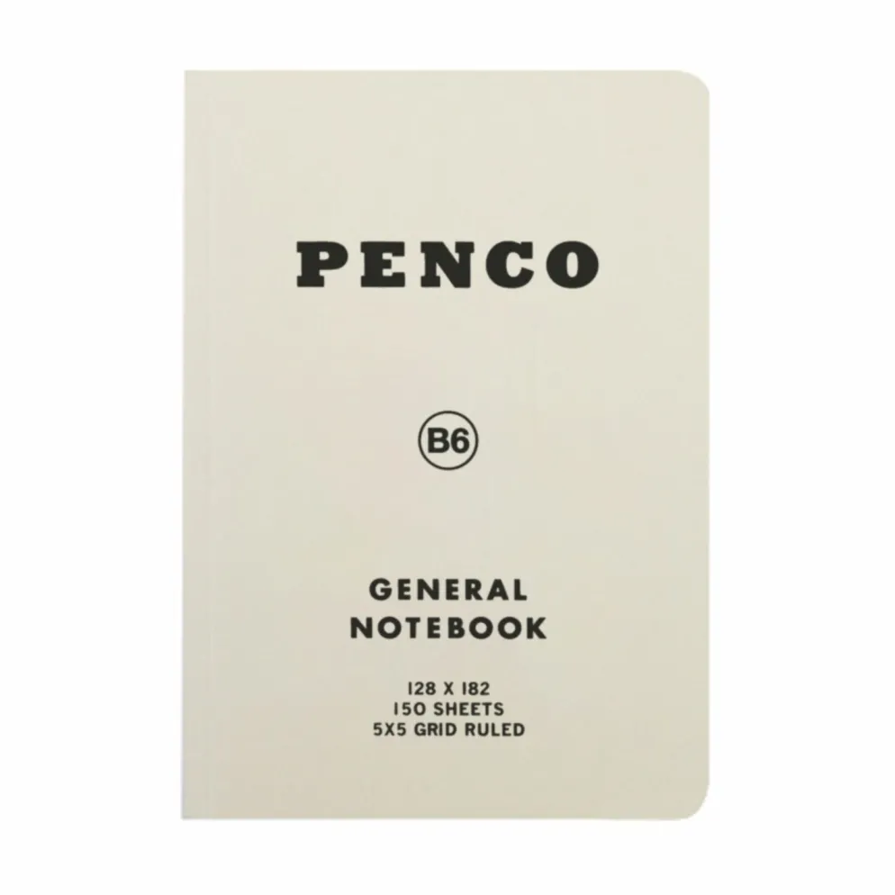 Hightide Penco Soft PP Notebook B6 - Grid