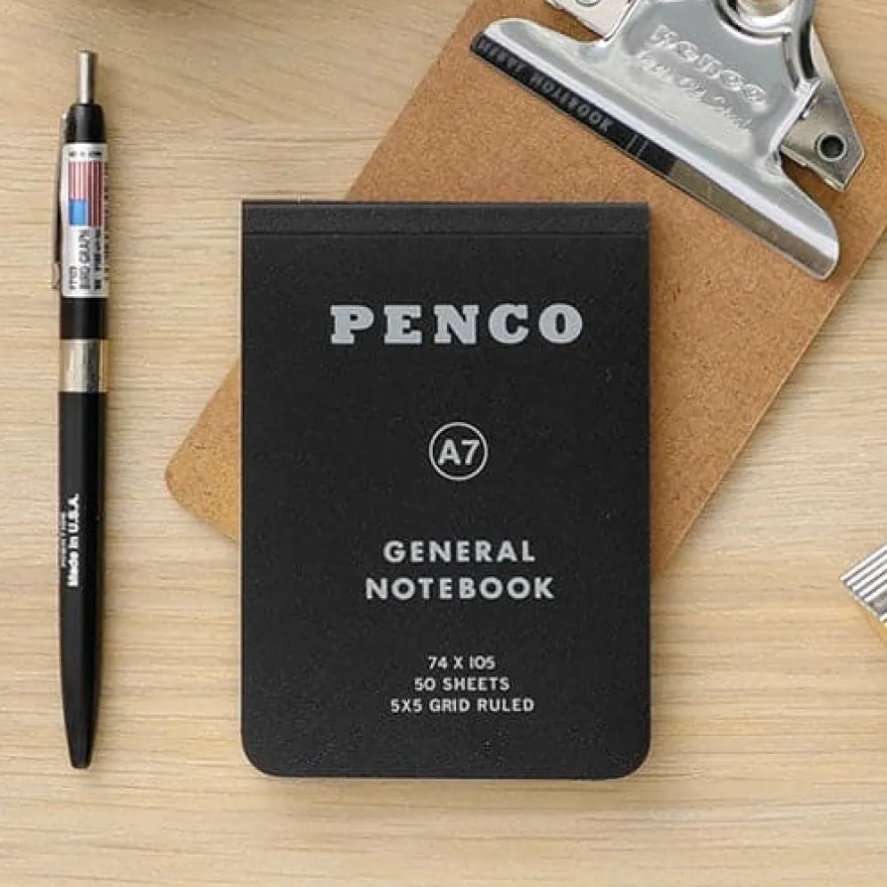 Hightide Penco Soft PP Reporter Notebook A7 - Grid