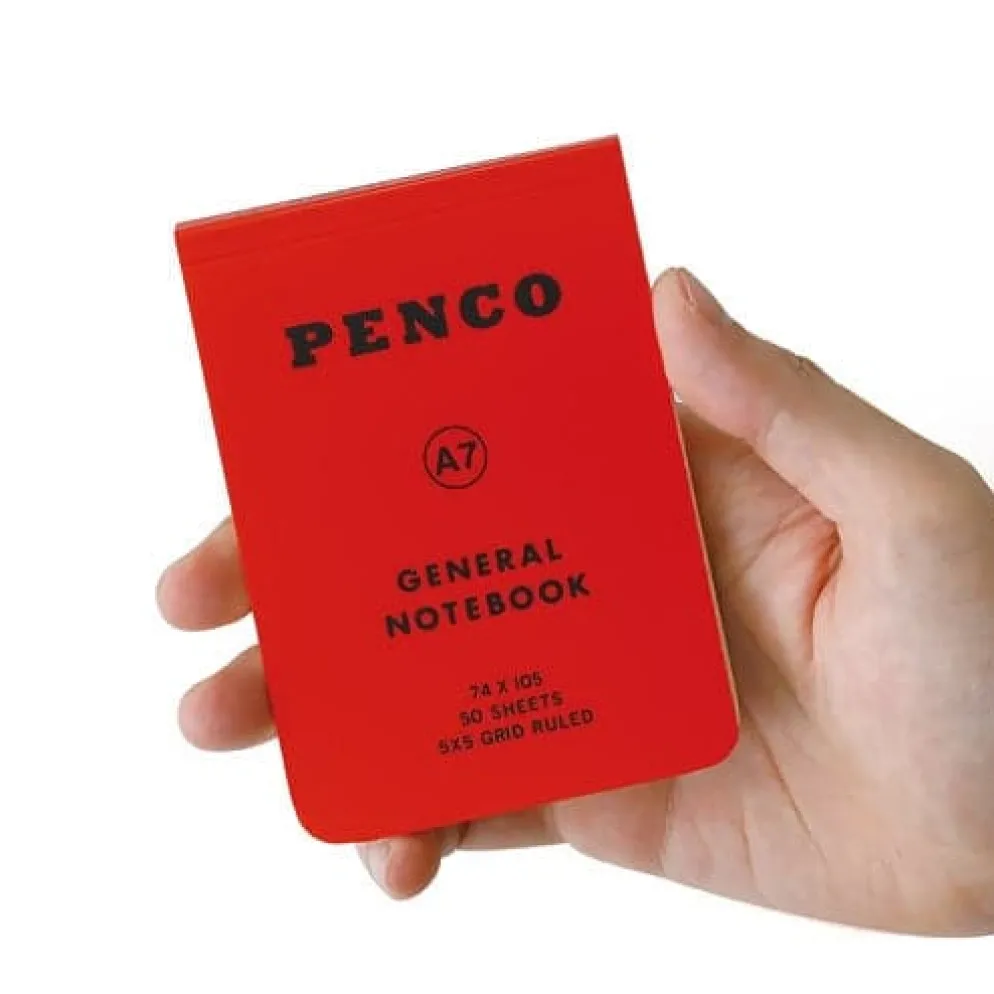 Hightide Penco Soft PP Reporter Notebook A7 - Grid