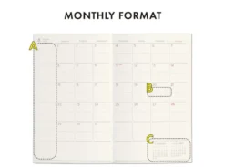 Hightide 2026 Pop-Colour B6 Monthly Diary