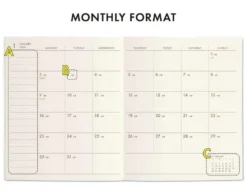 Hightide 2026 Sail Square Monthly Pastel Compact Diary