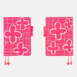 Hobonichi 2026 A5 Cousin Cover: Makoto Matsubayashi - Pink Flowers