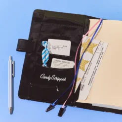 Hobonichi 2026 A5 Cousin Cover: Candy Stripper - Random Dog & Cat (Black)