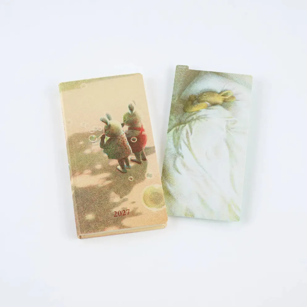 Hobonichi 2027 Accessories: Akiko Miyakoshi - Hobonichi Pencil Board for Weeks (Lazy Morning)