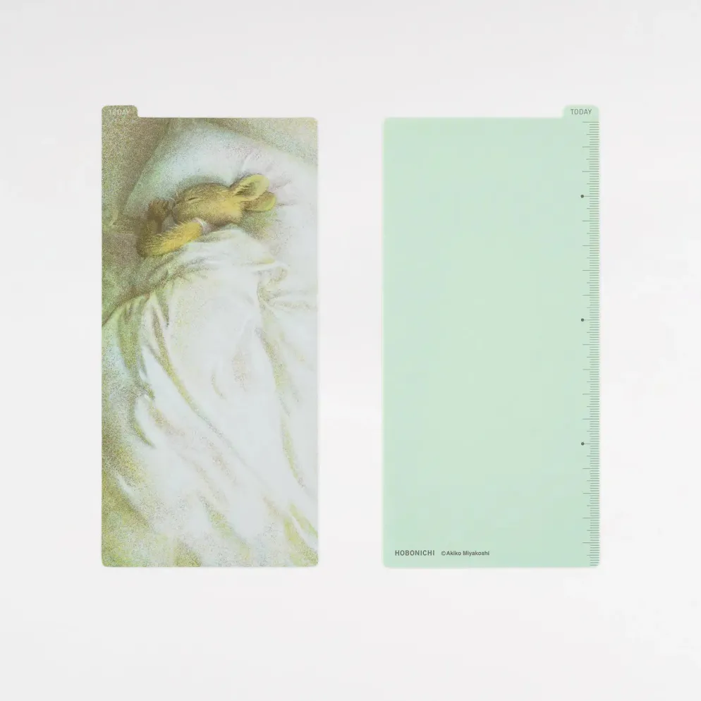 Hobonichi 2027 Accessories: Akiko Miyakoshi - Hobonichi Pencil Board for Weeks (Lazy Morning)