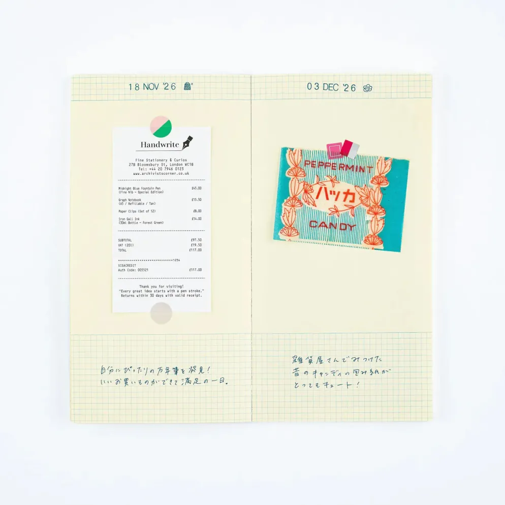 Hobonichi 2027 Accessories: Collect & Collage - Collage Stickers (Deco)