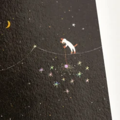 Hobonichi Accessories: Hiroko Kubota - Hobonichi Graph Notebook (A5) - Another night of falling star sparklers