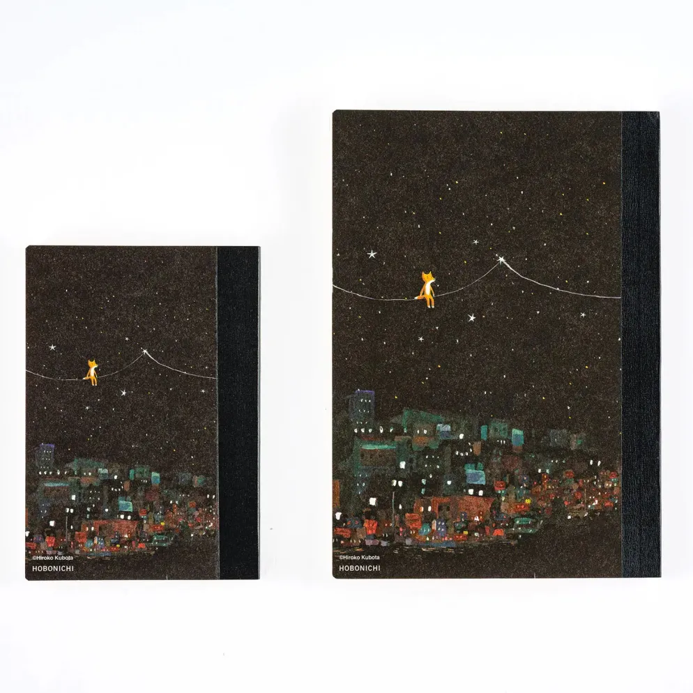 Hobonichi 2026 Accessories: Hiroko Kubota - Hobonichi Graph Notebook (A6) - Another night of falling star sparklers