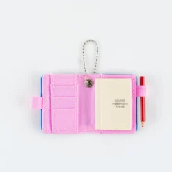 Hobonichi 2027 Accessories: Hobonichi Techo Mini Keychain (Blue x Pink)