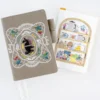 Hobonichi 2026 Accessories: iyo okumi - Hobonichi Pencil Board for A6 Size (Happy Tea Time - Teapot Shelf)