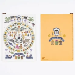 Hobonichi Accessories: iyo okumi - Hobonichi Pencil Board for A5 Size (Happy Tea Time - Taste Good)