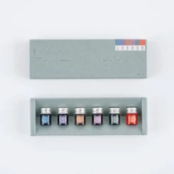 Hobonichi 2027 Accessories: Kakimori x TSUKI no IRO - Mini Ink Bottle Set (Jul-Dec)