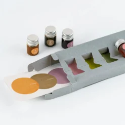 Hobonichi 2027 Accessories: Kakimori x TSUKI no IRO - Mini Ink Bottle Set (Jul-Dec)