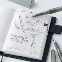 Hobonichi 2027 Accessories: Kakimori x TSUKI no IRO - Frost Rollerball Pen - Hobonichi Techo Exclusive Color