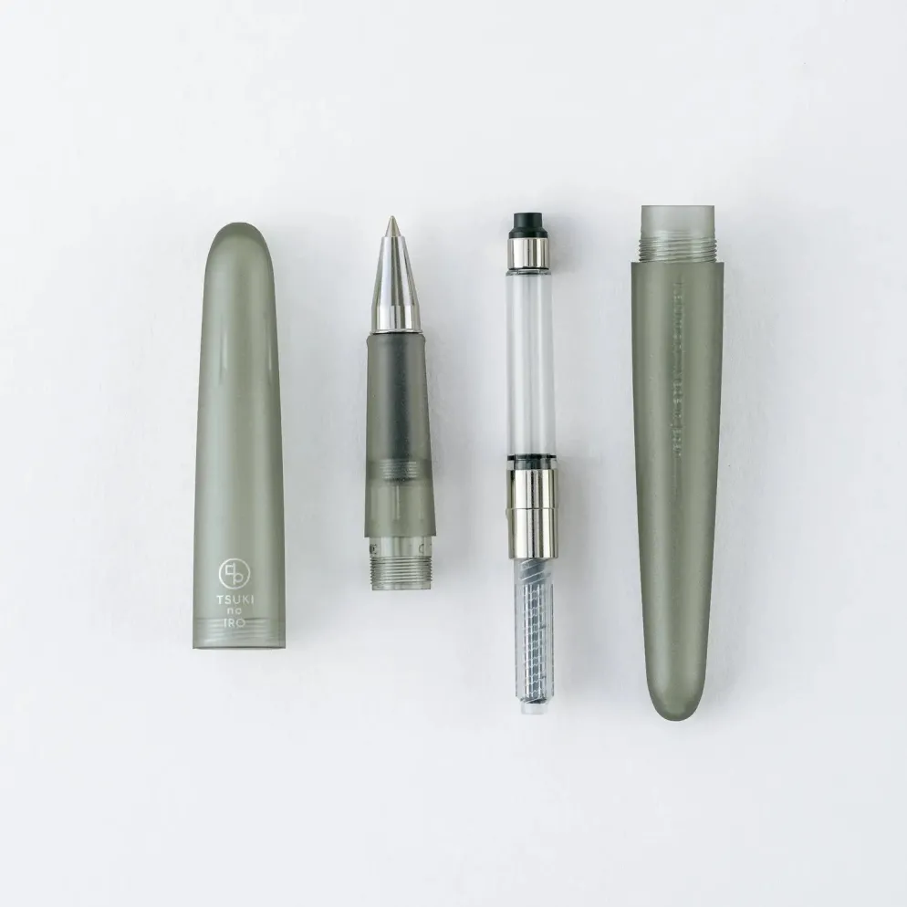 Hobonichi 2027 Accessories: Kakimori x TSUKI no IRO - Frost Rollerball Pen - Hobonichi Techo Exclusive Color