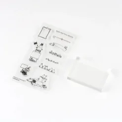 Hobonichi 2027 Accessories: Moomin - Clear Stamp - Moomin (Frame)