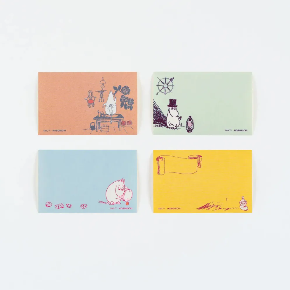 Hobonichi 2027 Accessories: Moomin - Sticky Note Roll (Moomin Family’s Island Life)