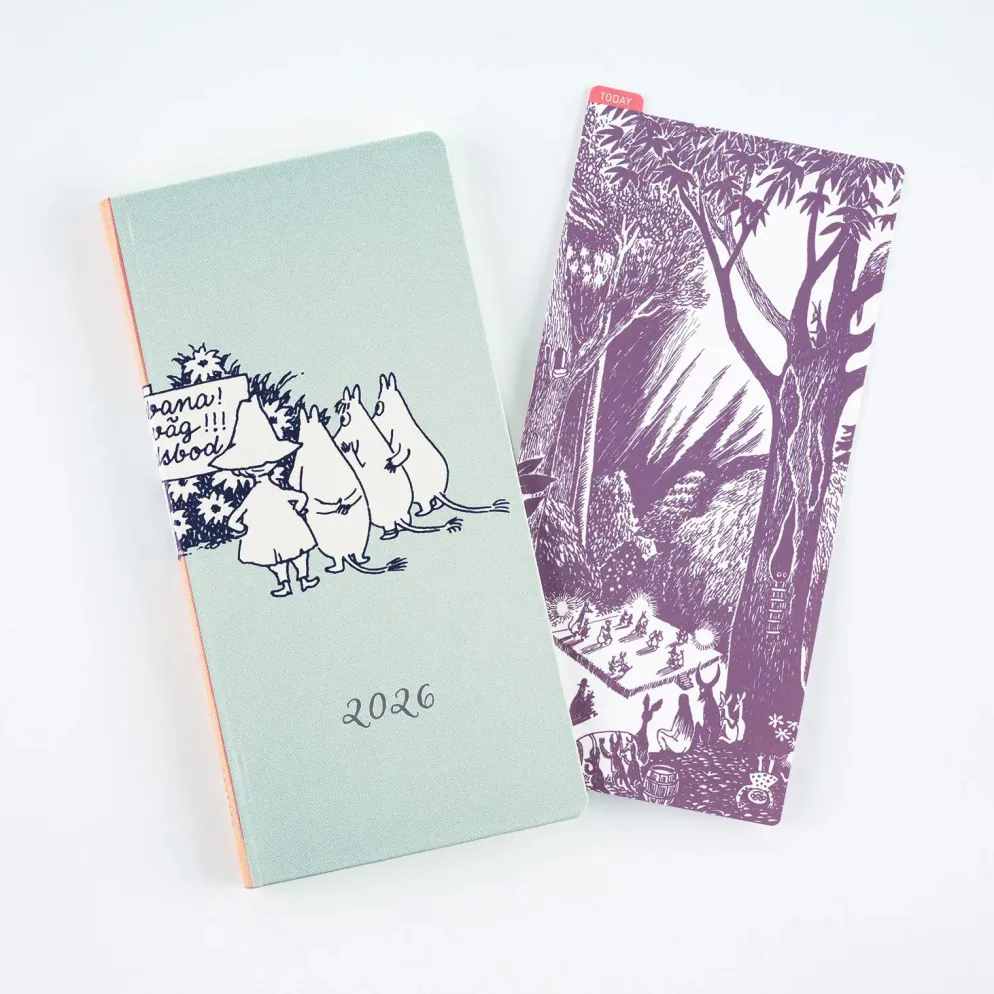 Hobonichi 2027 Accessories: Moomin - Hobonichi Pencil Board for Weeks (Grand Ball)