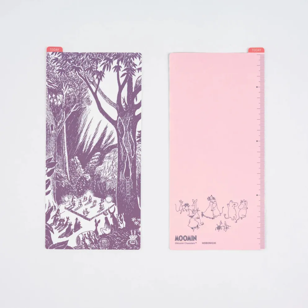 Hobonichi 2027 Accessories: Moomin - Hobonichi Pencil Board for Weeks (Grand Ball)