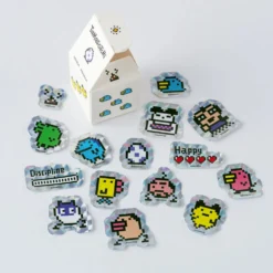Hobonichi Accessories: Tamagotchi - Flake Stickers (Set of 3 Boxes)