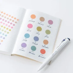 Hobonichi Accessories: TSUKI no IRO - Transparent Dot Stickers (6mm)