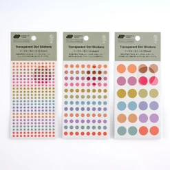 Hobonichi Accessories: TSUKI no IRO - Transparent Dot Stickers (3.5mm)