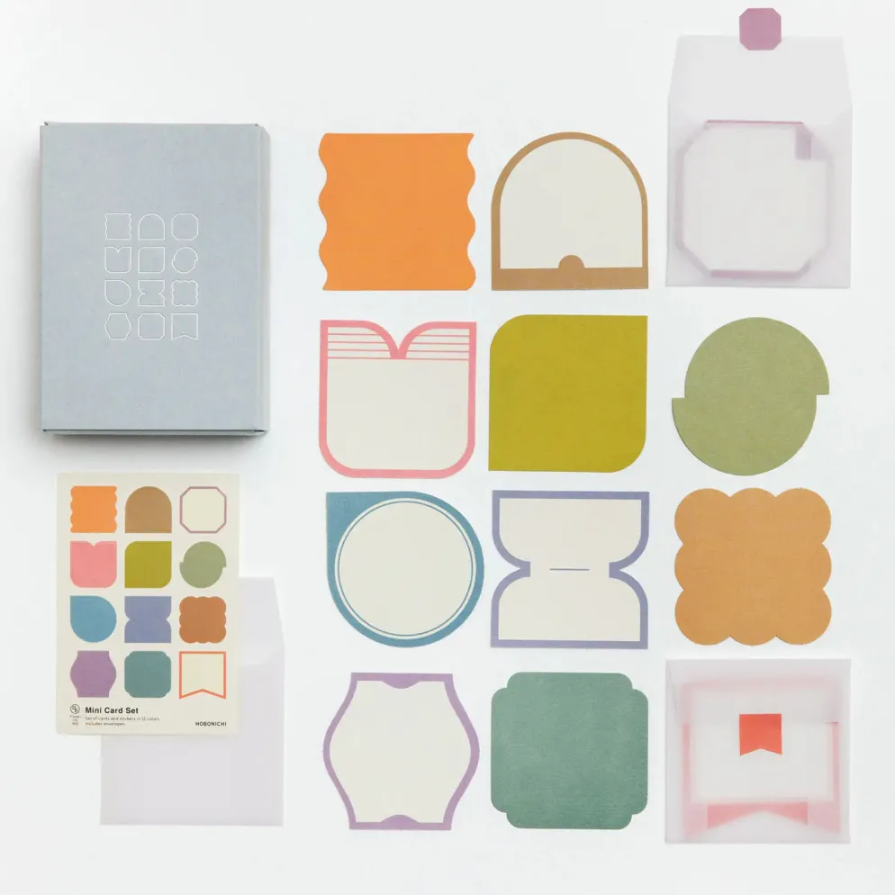 Hobonichi Accessories: TSUKI no IRO - Mini Card Set