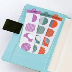 Hobonichi 2027 Accessories: TSUKI no IRO - Bookmark-Style Foil-Pressed Stickers