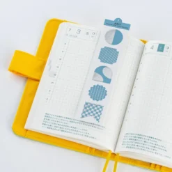 Hobonichi 2027 Accessories: TSUKI no IRO - Bookmark-Style Foil-Pressed Stickers