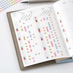 Hobonichi Accessories: TSUKI no IRO - Transparent Dot Stickers (15mm)