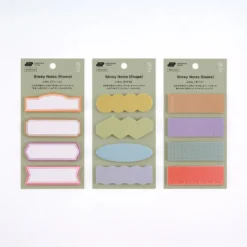 Hobonichi Accessories: TSUKI no IRO - Sticky Notes (Shape)