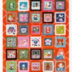 Hobonichi Accessories: Yumi Kitagishi - Stickers - Daily Life of White Cat