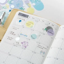 Hobonichi 2026 Accessories: Yuri Sanae - Layering Stickers (Forest Lake)