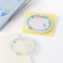Hobonichi 2026 Accessories: Yuri Sanae - See-Through Sticky Notes (Forest Lake)