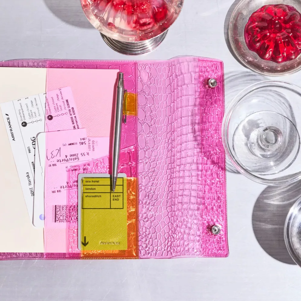 Hobonichi 2027 A5 Cousin Cover: beautiful people - Nothing to Hide (Pink)