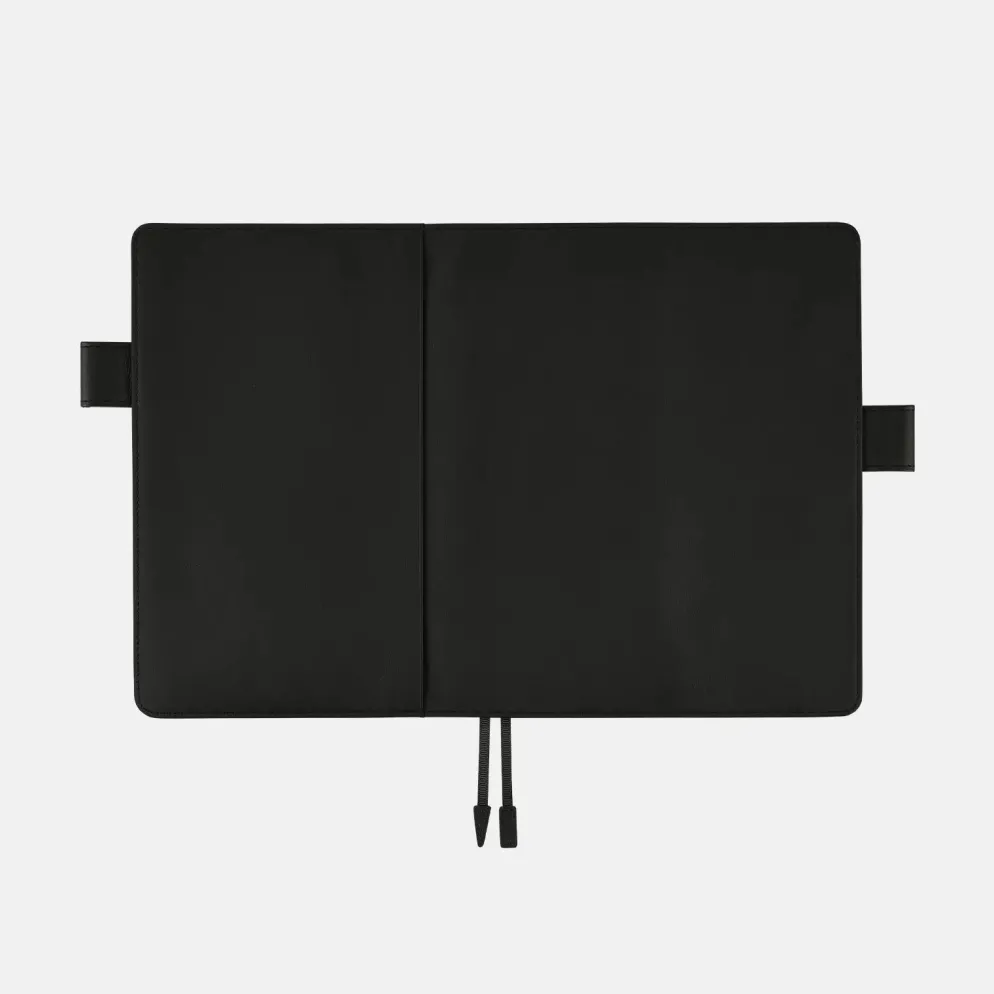 Hobonichi A5 Cousin Cover: Leather - TS Basic - Black
